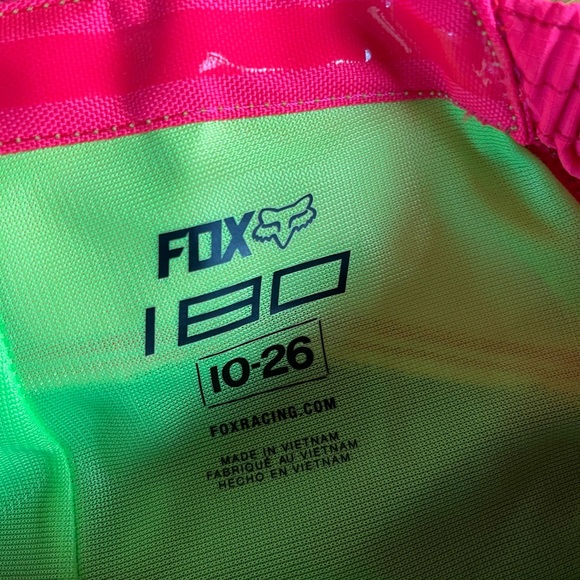 Fox Racing 180 Youth Boys Girls Venin LE Jersey Pants Combo Green Black Pink - Picture 15 of 15